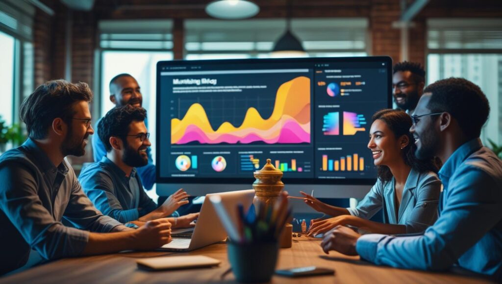 uma imagem que represente o blog da uma agˆ3ncia de marketing digital